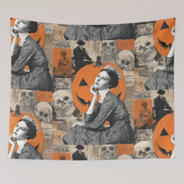 Item preview, Classic Retro Halloween Collage designed and sold by bapupa.