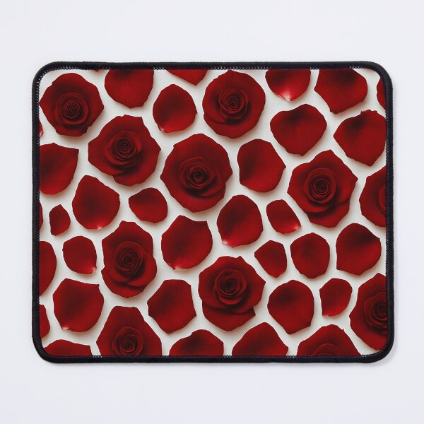 Item preview, Red Roses on White Seamless Pattern designed and sold by SassyArtistry.