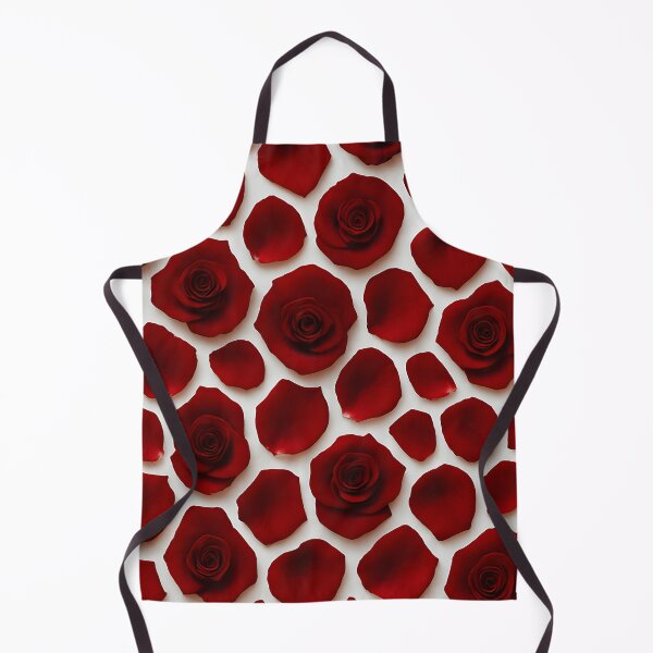 Item preview, Red Roses on White Seamless Pattern designed and sold by SassyArtistry.