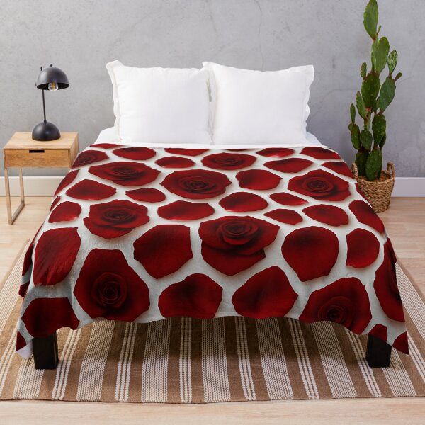 Item preview, Red Roses on White Seamless Pattern designed and sold by SassyArtistry.