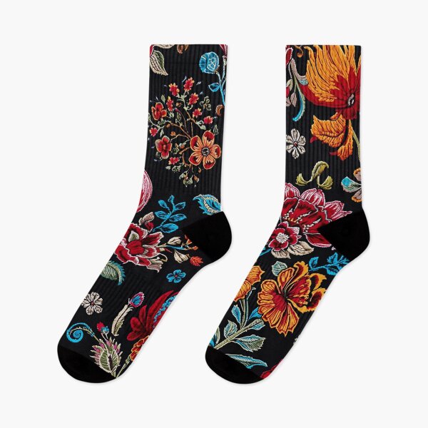 Item preview, Traditional Mexican Floral Embroidery 36 designed and sold by Tom-Johnson.