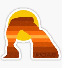 Retro Moab Arch Sticker