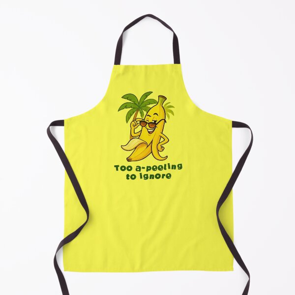 Aperçu de l'œuvre Trop épluchant pour être ignoré — Jeu de mots cool sur la banane tropicale créée et vendue par UnpeelMeArt.