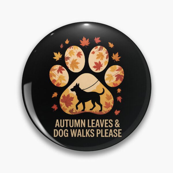 Item preview, Autumn Dog Paw Fall Dog Lovers Cute designed and sold by tearbytea.