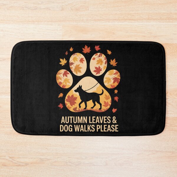 Item preview, Autumn Dog Paw Fall Dog Lovers Cute designed and sold by tearbytea.