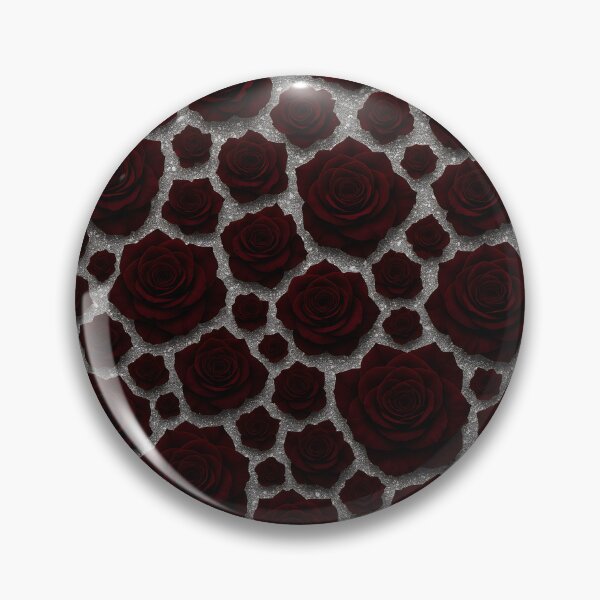 Item preview, Dark Red Roses on White Seamless Pattern designed and sold by SassyArtistry.
