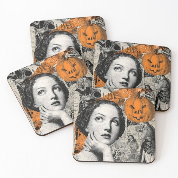 Item preview, The Nostalgic Vintage Halloween Collage designed and sold by bapupa.