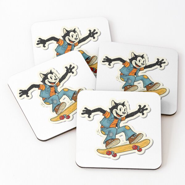 Item preview, A CAT ON A SKATEBOARD VINTAGE COMIC designed and sold by infinitearte.