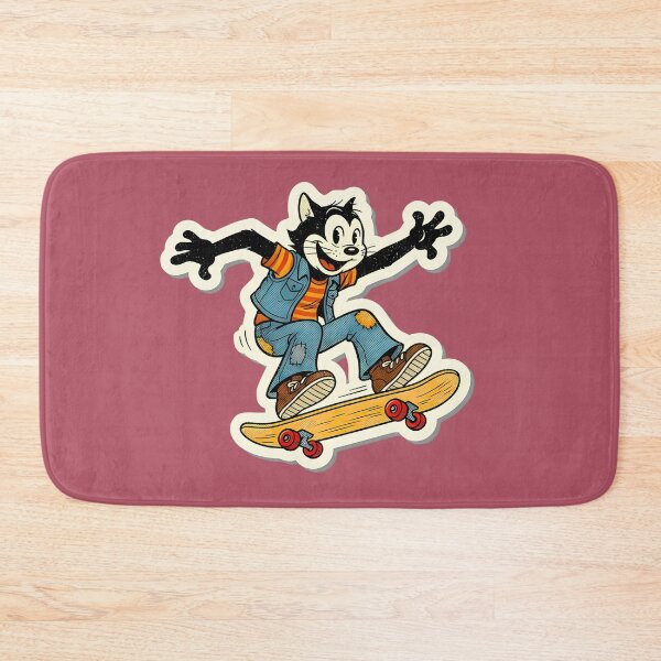 Item preview, A CAT ON A SKATEBOARD VINTAGE COMIC designed and sold by infinitearte.