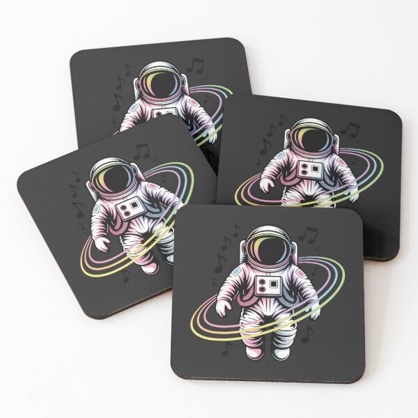 Item preview, Hip Hop Galaxy Astronaut – Neon Music Space Explorer Design designed and sold by ColorSplash123.