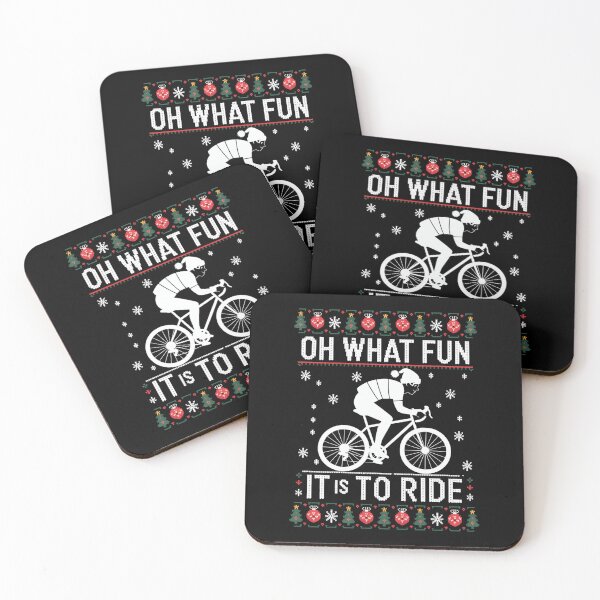 Item preview, Bicycle Christmas Funny designed and sold by tearbytea.