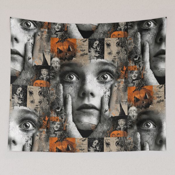 Item preview, The Classic Vintage Halloween Collage designed and sold by bapupa.
