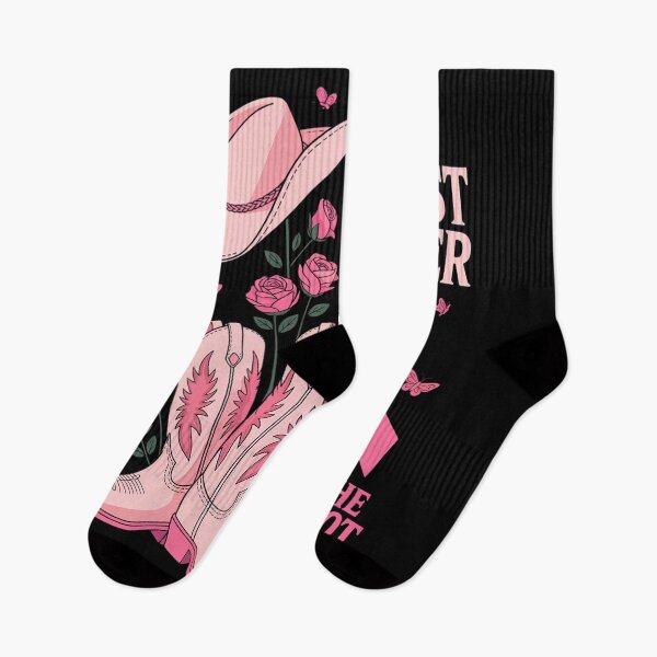 Item preview, Breast Cancer Ribbon Western Cowboy designed and sold by tearbytea.