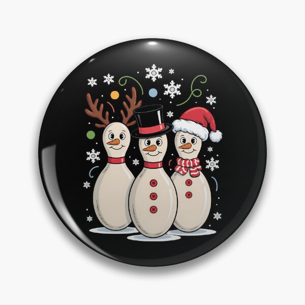 Item preview, Christmas Bowling Funny Xmas Sports Bowler designed and sold by tearbytea.