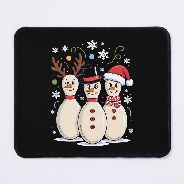 Item preview, Christmas Bowling Funny Xmas Sports Bowler designed and sold by tearbytea.