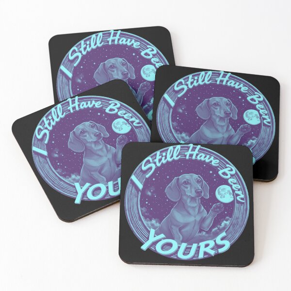 Item preview, Dachshund Under Moonlight With Loving Quote designed and sold by e-camelleone.
