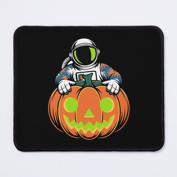 Item preview, Pumpkin Surfer Astronaut – Halloween Neon Surf Space Design designed and sold by ColorSplash123.