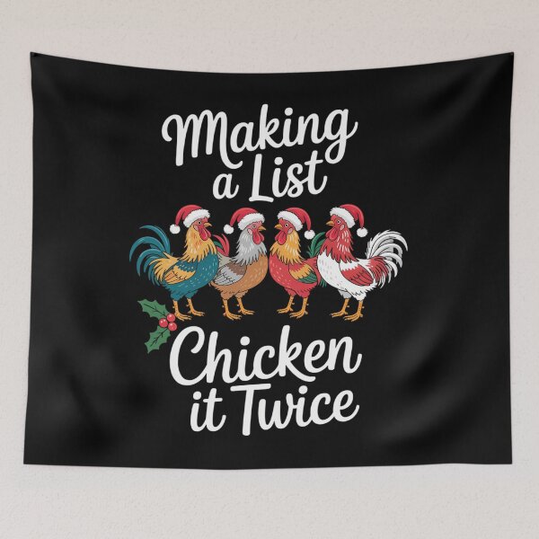 Item preview, Christmas Chicken Lovers Xmas Santa Funny Farm designed and sold by tearbytea.