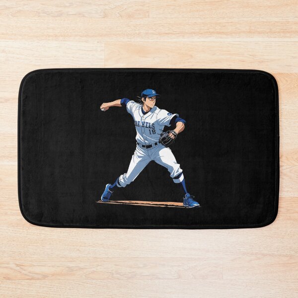Item preview, Japanese Anime Baseball Pitcher Blue Jersey designed and sold by VincentJean1.