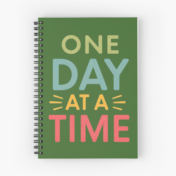 Item preview, "One Day At A Time" Positive Quote designed and sold by ZenPaths.