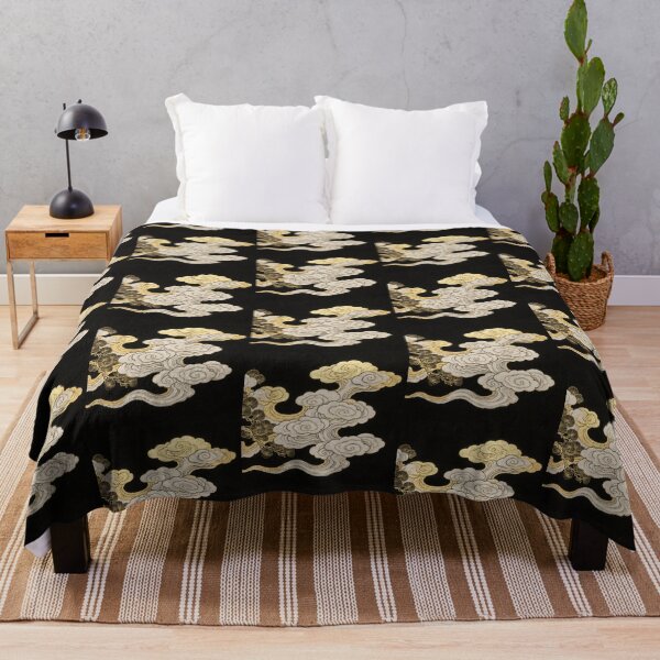 Item preview, Golden Pine and Auspicious Cloud Tapestry designed and sold by zzz888.