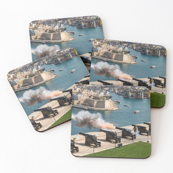 Item preview, Malta Saluting Battery Cannon Fire Valletta Mediterranean Island designed and sold by eclecTEEq.