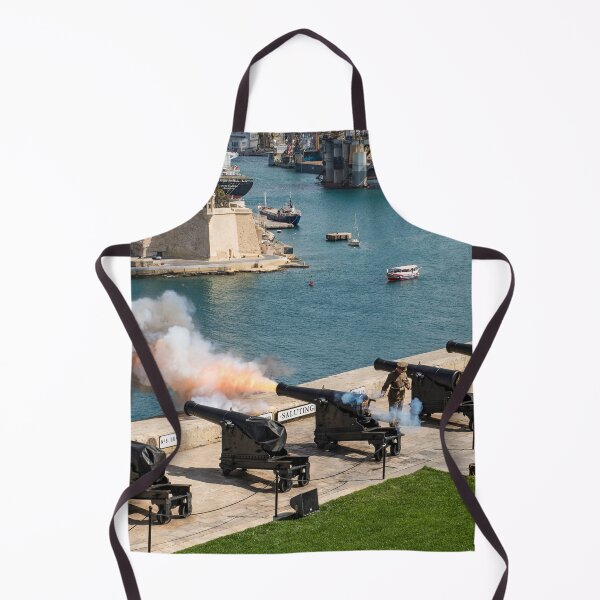Item preview, Malta Saluting Battery Cannon Fire Valletta Mediterranean Island designed and sold by eclecTEEq.