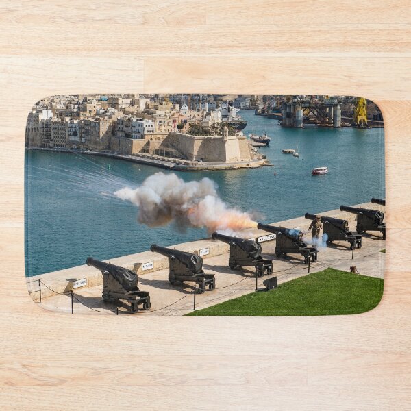 Item preview, Malta Saluting Battery Cannon Fire Valletta Mediterranean Island designed and sold by eclecTEEq.