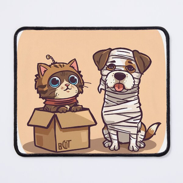 Item preview, Halloween Dog&Cat designed and sold by LoggiaDream.