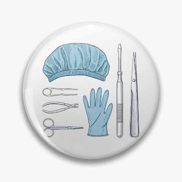 Item preview, Minimalist Surgical Tech Instruments | Line Art Medical Design designed and sold by VividOrganica.