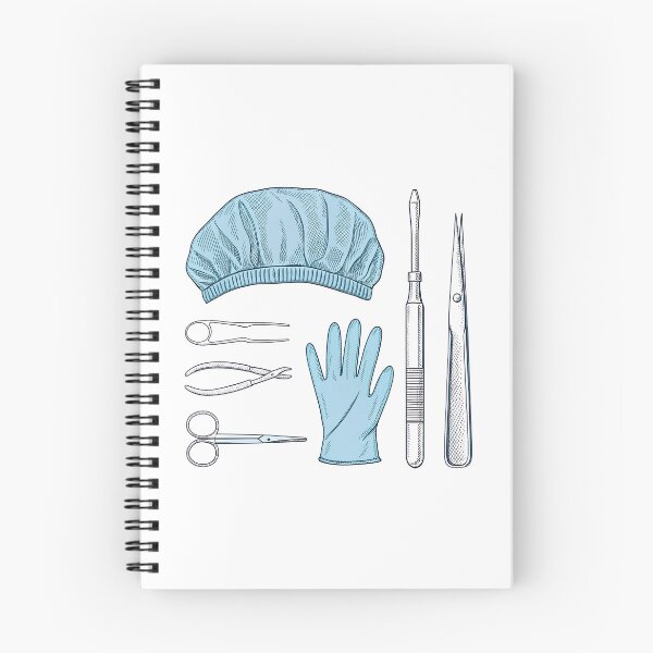 Item preview, Minimalist Surgical Tech Instruments | Line Art Medical Design designed and sold by VividOrganica.