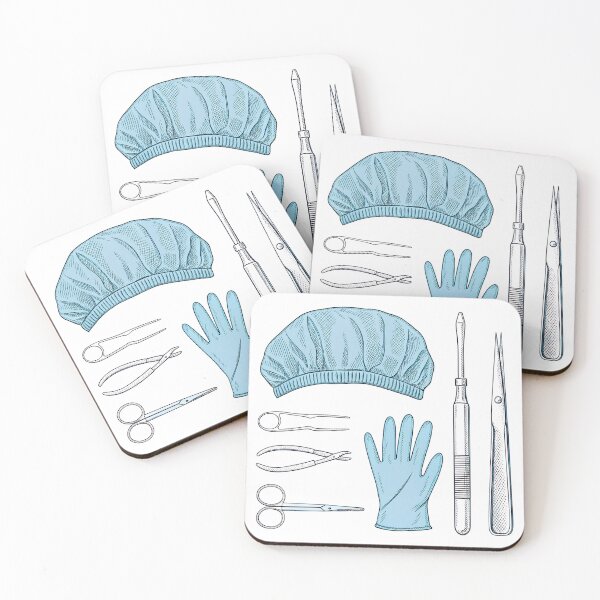 Item preview, Minimalist Surgical Tech Instruments | Line Art Medical Design designed and sold by VividOrganica.