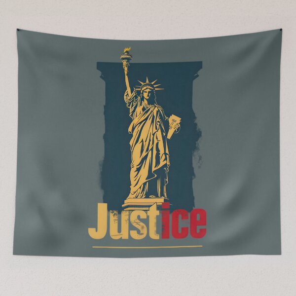 Item preview, Statue of Liberty Justice Graphic Design designed and sold by Jackflash2023.