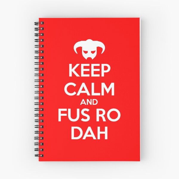 Item preview, Keep calm and fus ro dah I designed and sold by DemonigoteCamis.