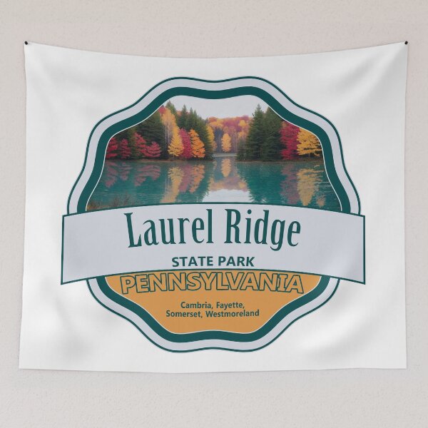 Item preview, Laurel Ridge State Park, Cambria, Fayette, Somerset and Westmoreland Counties, Pennsylvania designed and sold by Wanderful-roads.