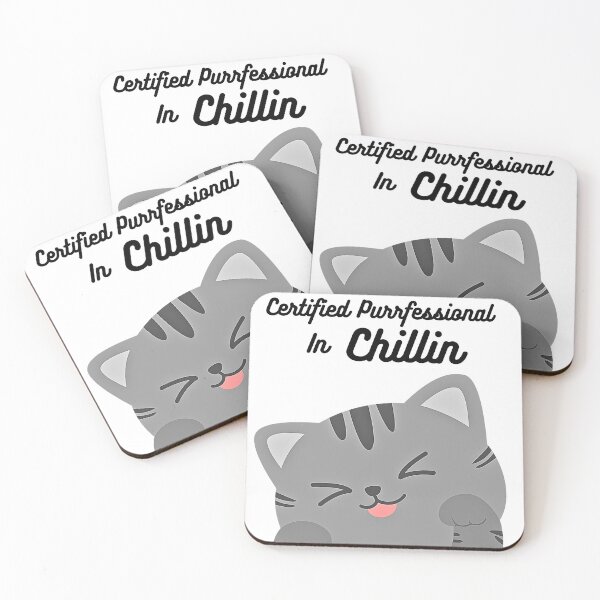 Item preview, Certified Purrfessional in Chillin – Funny Chill Cat T-Shirt, Swag Cat Graphic Tee, Relaxed Cat Doodle Design, Humor Pet Shirt designed and sold by YasirHamidDesigns .