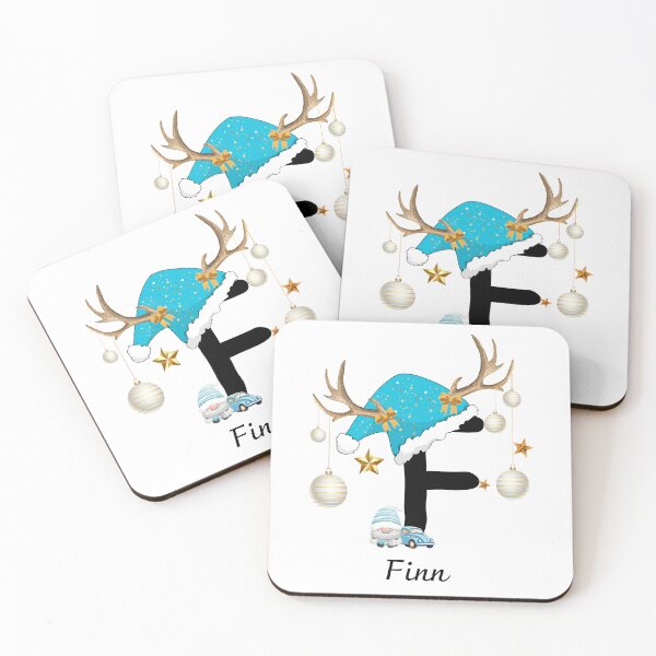 Item preview, Christmas Letter F with Name FIN designed and sold by NaroniDesign.