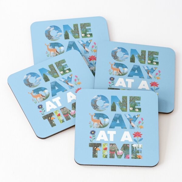 Item preview, One Day At A Time - Positive Mantra designed and sold by ZenPaths.
