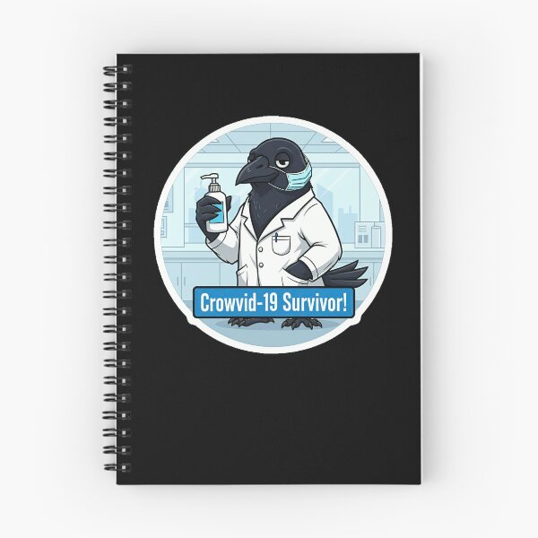 Item preview, Bird Memes - CROWvid-19 Survivor! designed and sold by nature. electrified..