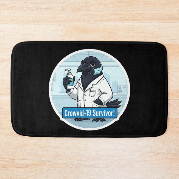 Item preview, Bird Memes - CROWvid-19 Survivor! designed and sold by nature. electrified..