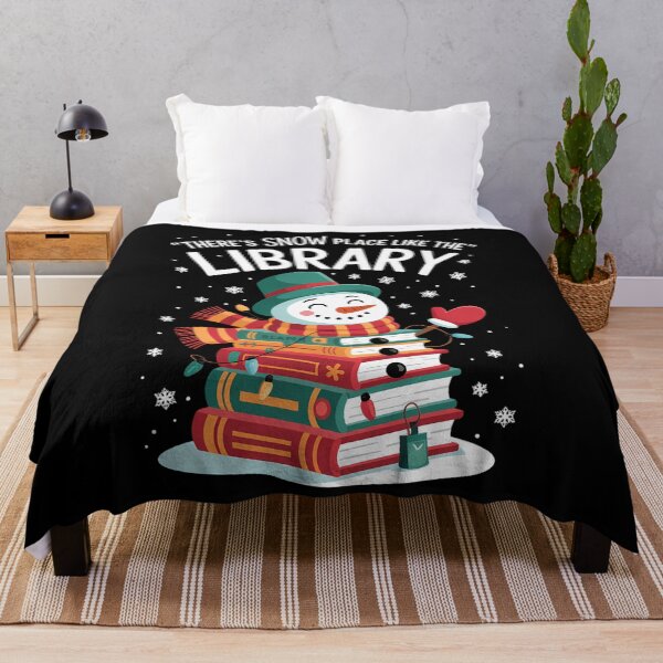 Item preview, Christmas Library Xmas Librarian designed and sold by DoorwayThreads.