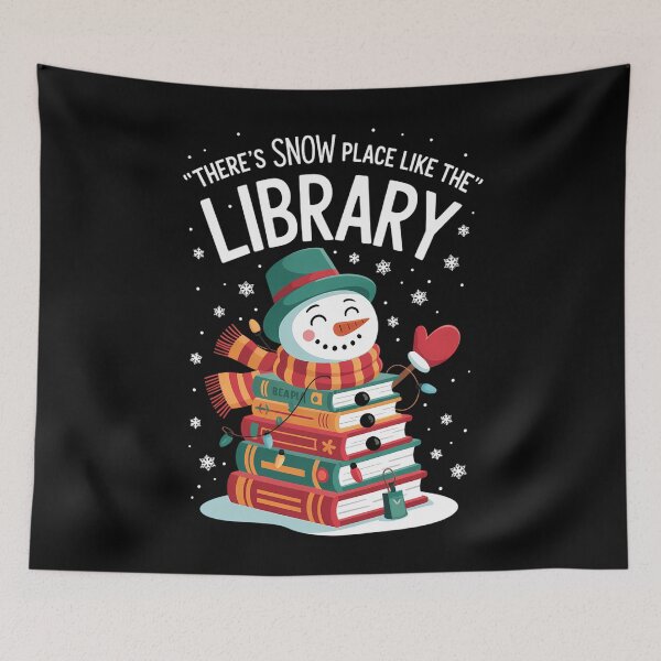 Item preview, Christmas Library Xmas Librarian designed and sold by DoorwayThreads.