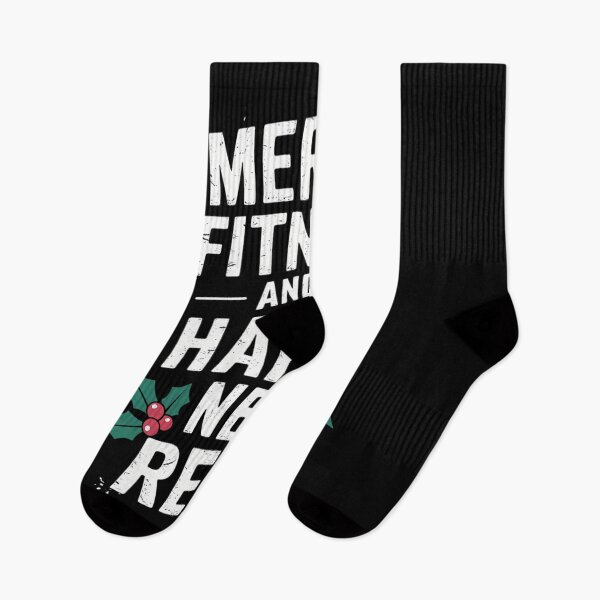 Item preview, Christmas Merry Fitness Xmas Workout designed and sold by DoorwayThreads.