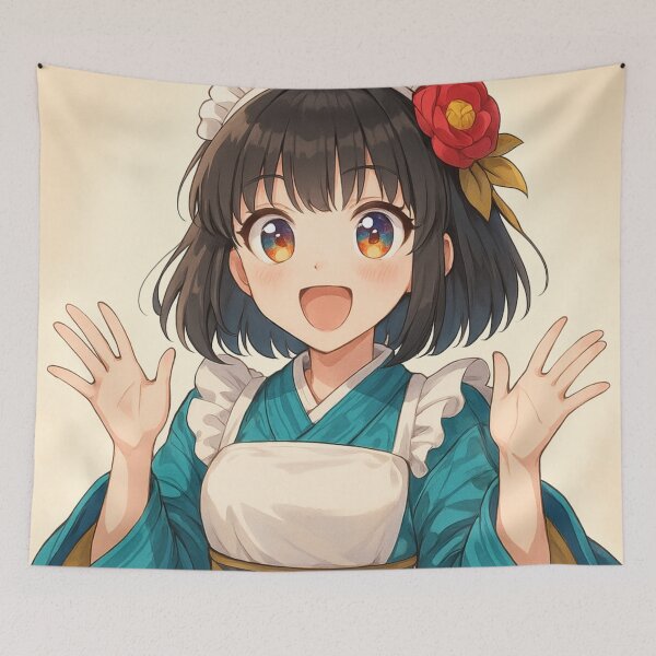 Item preview, Iroha Character Fan Art Illustration designed and sold by ForbiddenPrints.