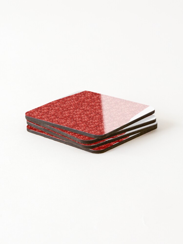 Thumbnail 4 of 5, Coasters (Set of 4), Red Rhinestone Alabama designed and sold by TheIconSmith.