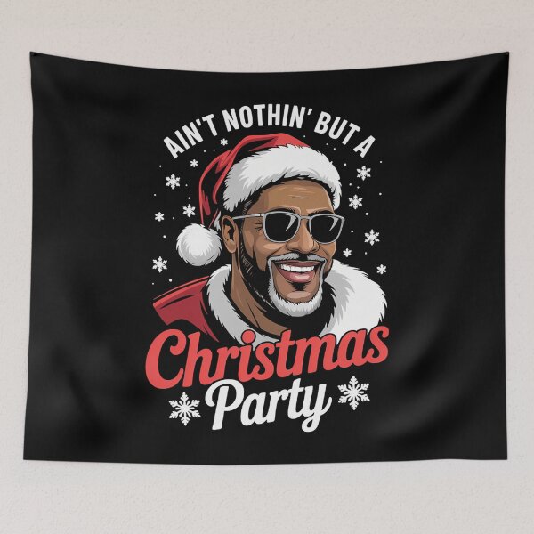 Item preview, Christmas Party Xmas African Santa designed and sold by DoorwayThreads.