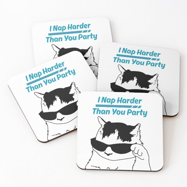 Item preview, I Nap Harder Than You Party – Funny Swag Cat T-Shirt, Chill Cat Sketch Tee, Cool Cat Graphic Design, Relaxed Cat Illustration Tshirt designed and sold by YasirHamidDesigns .