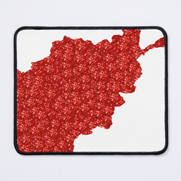 Item preview, Red Rhinestone Afghanistan designed and sold by TheIconSmith.