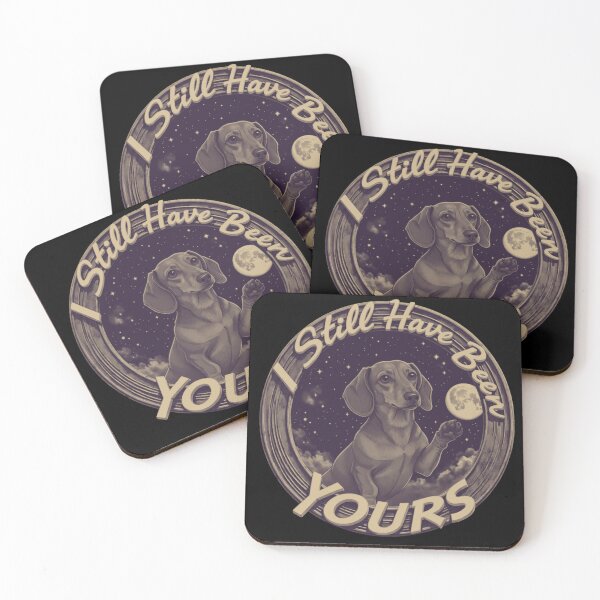 Item preview, Dachshund Under Moonlight With Loving Quote designed and sold by e-camelleone.