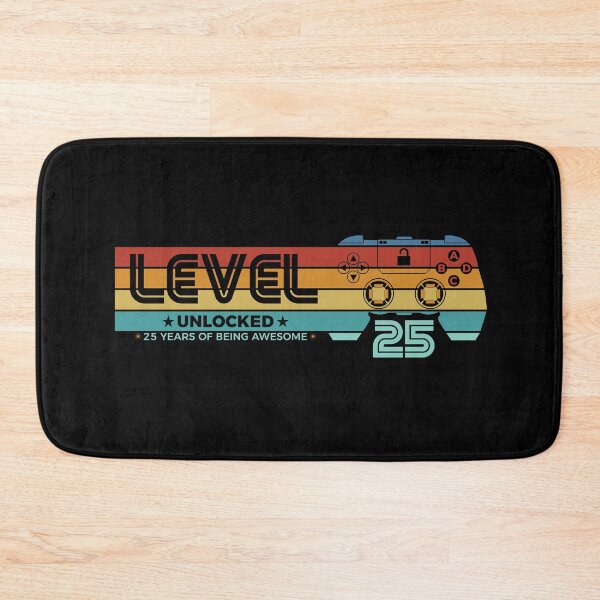 Item preview, Level 25 Unlocked - 25 years old - 25th Birthday Gamer designed and sold by NH2019.
